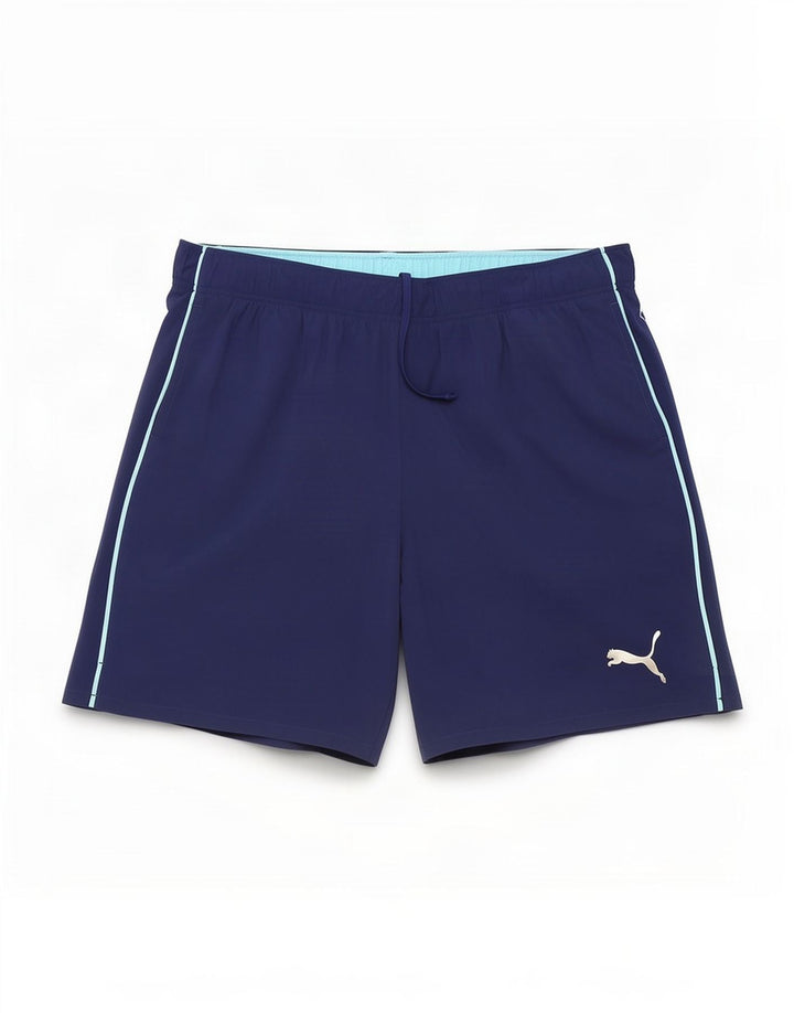 Pantaloncini sportivi da uomo Puma 2XL poliestere blu navy