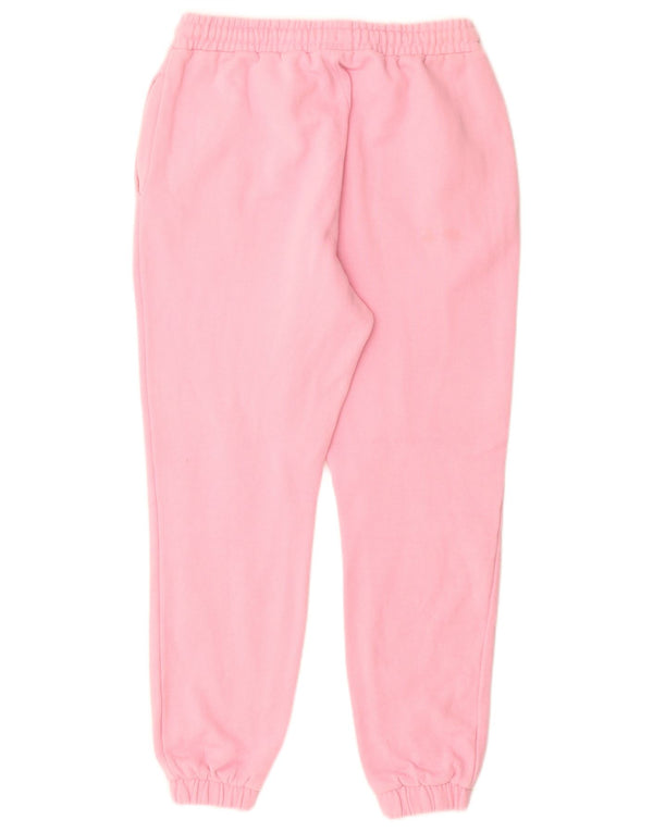 Ellesse Pantaloni da tuta con grafica da donna Joggers UK 8 Small Cotone rosa