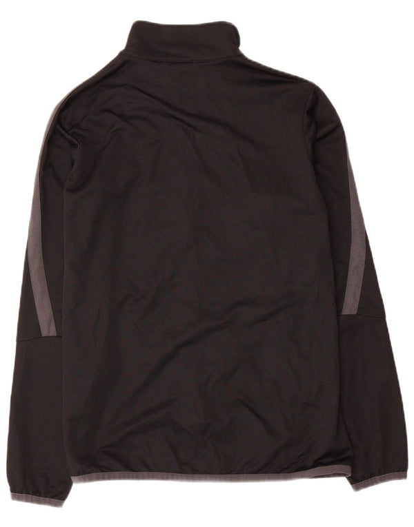 Giacca da ginnastica grafica da uomo Nike, giacca in poliestere color block medio nero