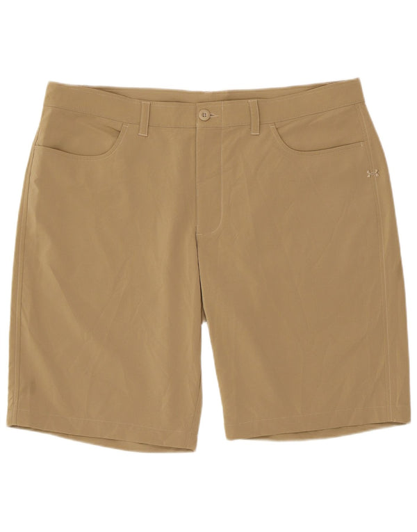 Pantaloncini casual aderenti da uomo Under Armour W38 XL Marrone