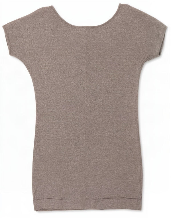 Benetton T-shirt grafica da donna I Puffi Top UK 12 Grigio medio
