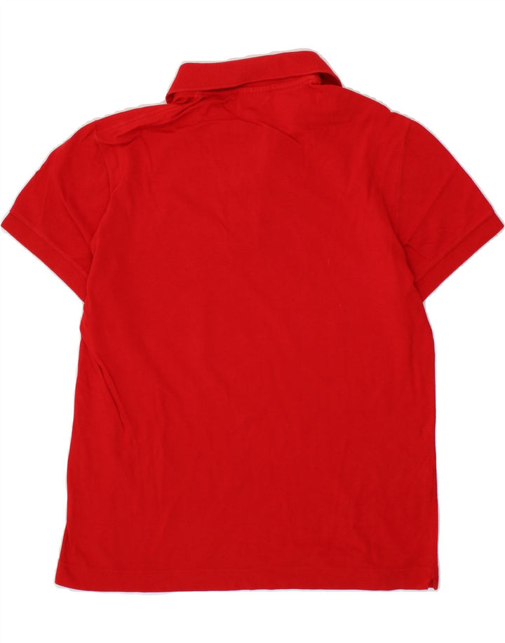 LACOSTE Mens Polo Shirt Size 3 Small Red Cotton Vintage Lacoste and Second-Hand Lacoste from Messina Hembry 