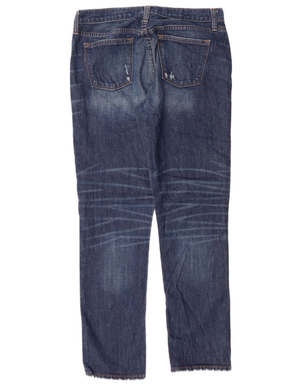 Jeans slim invecchiati Boyfriend da donna J. Crew W26 L28 cotone blu