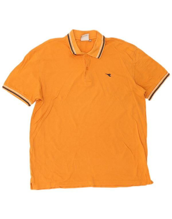 Polo Uomo DIADORA 2XL Cotone Arancione