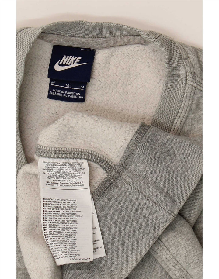 Felpa Nike Uomo Maglione Cotone Grigio Medio