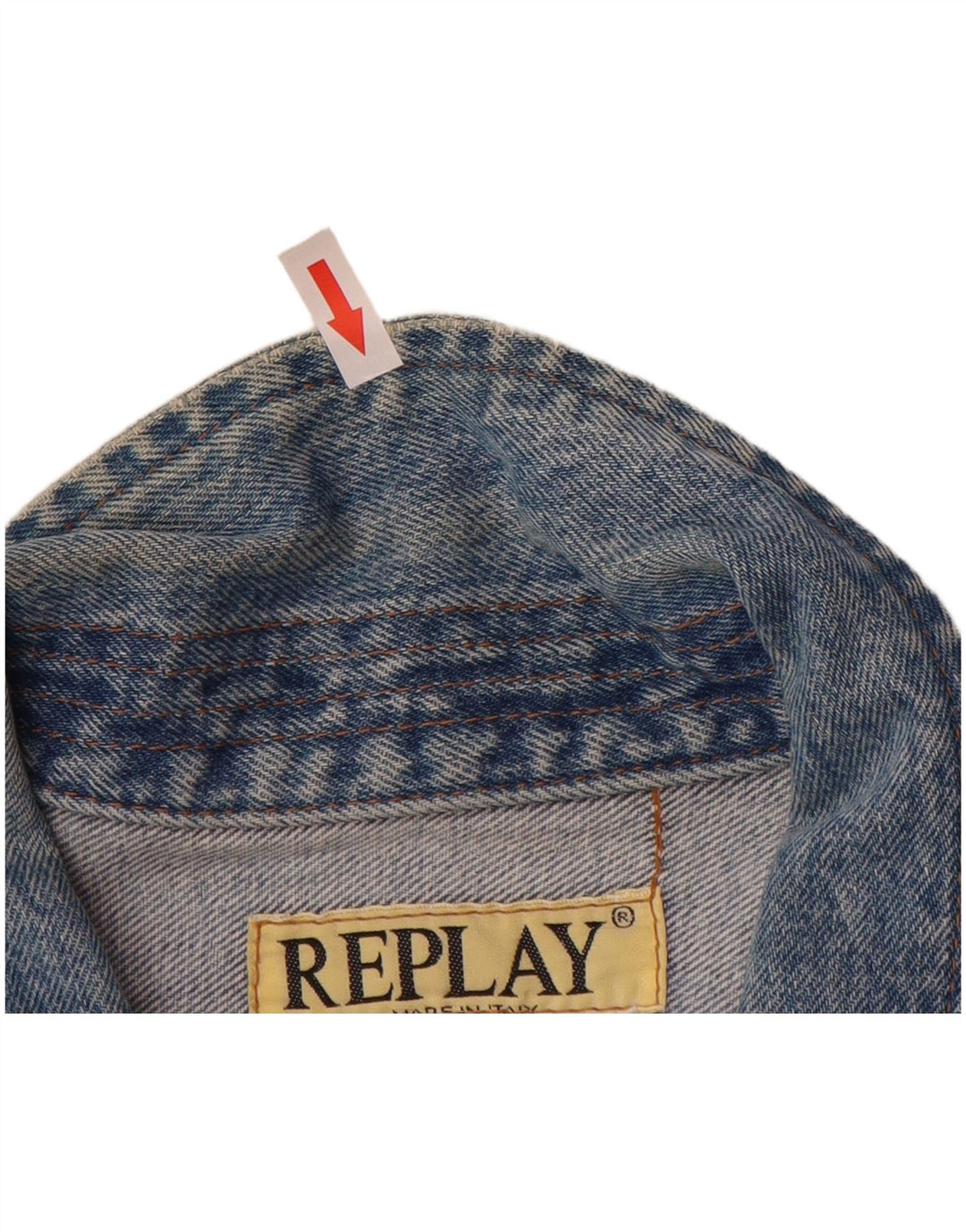 Giacca in denim da uomo Replay UK 40 grande cotone blu
