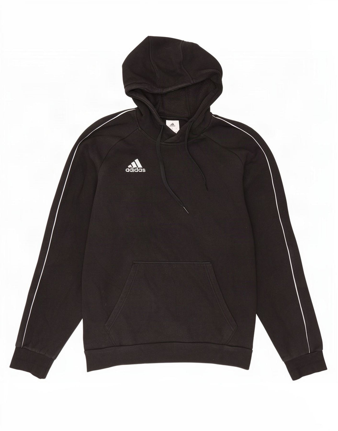 Felpa con cappuccio da uomo Adidas Medium in cotone nero