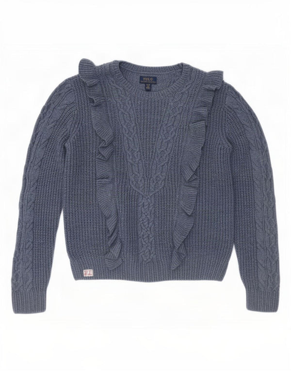 Polo Ralph Lauren Maglione maglione con scollo a barca per ragazze 15-16 anni XL Blu