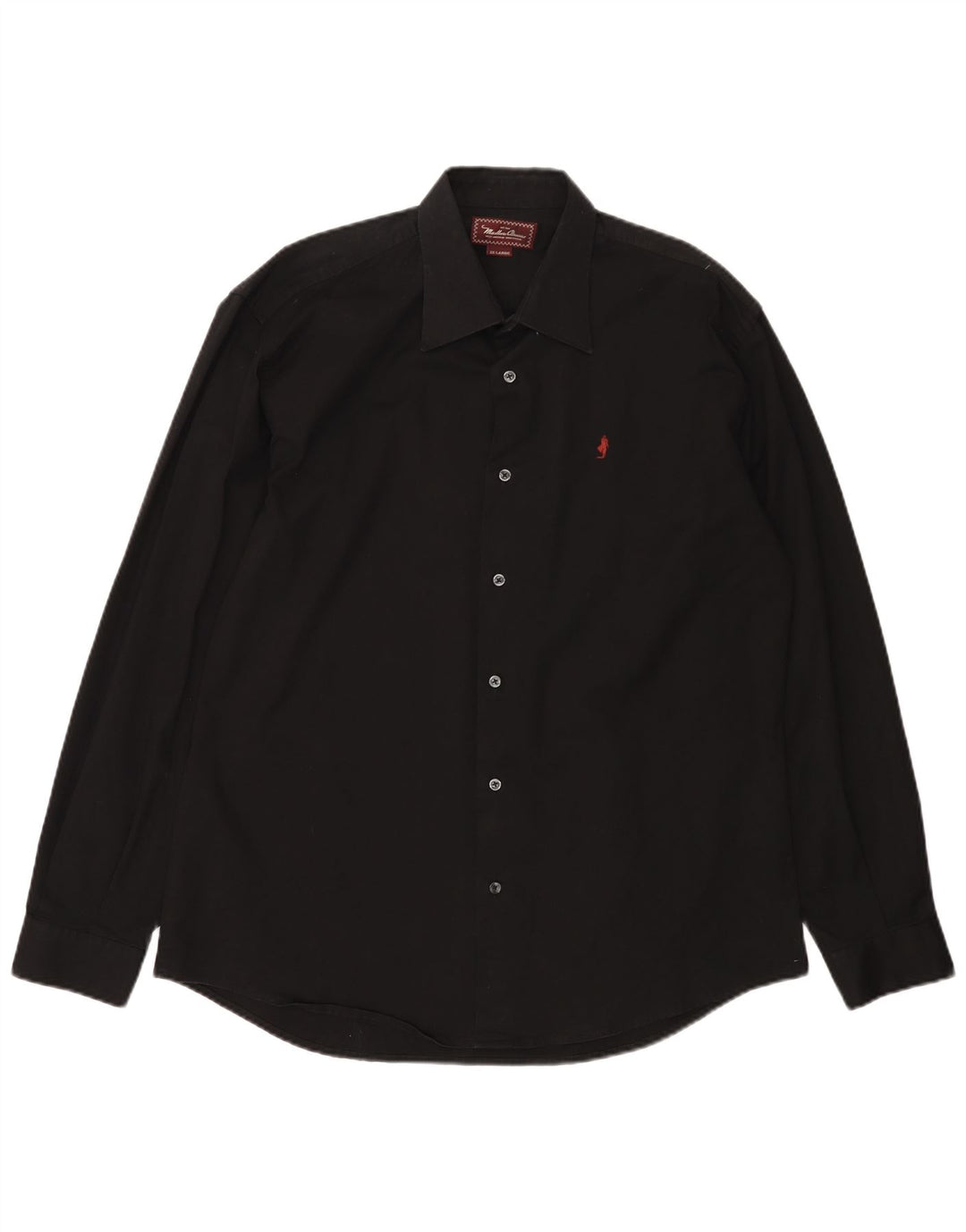MARLBORO CLASSICS Mens Shirt 2XL Black Cotton