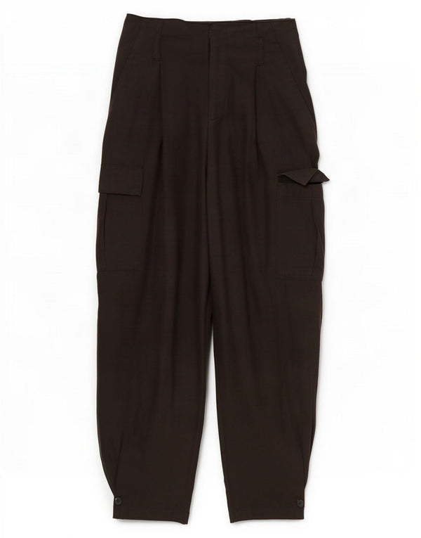 Pantaloni cargo corti a vita alta da donna Zara piccoli W26 L24 neri