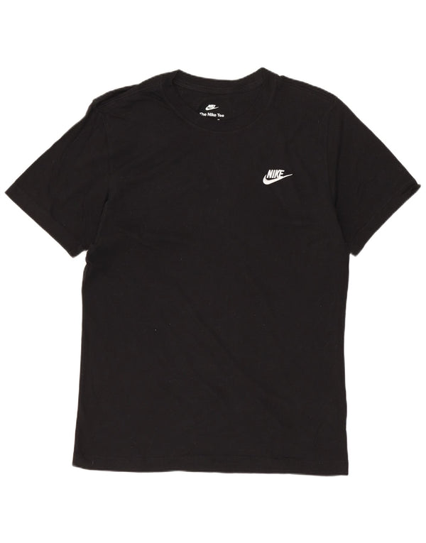 T-shirt da uomo NIKE Top piccola in cotone nero
