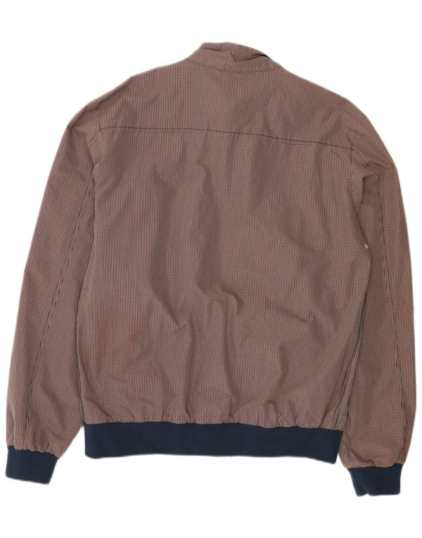 Giubbotto bomber da uomo Quiksilver UK 42 XL cotone a quadretti rosso