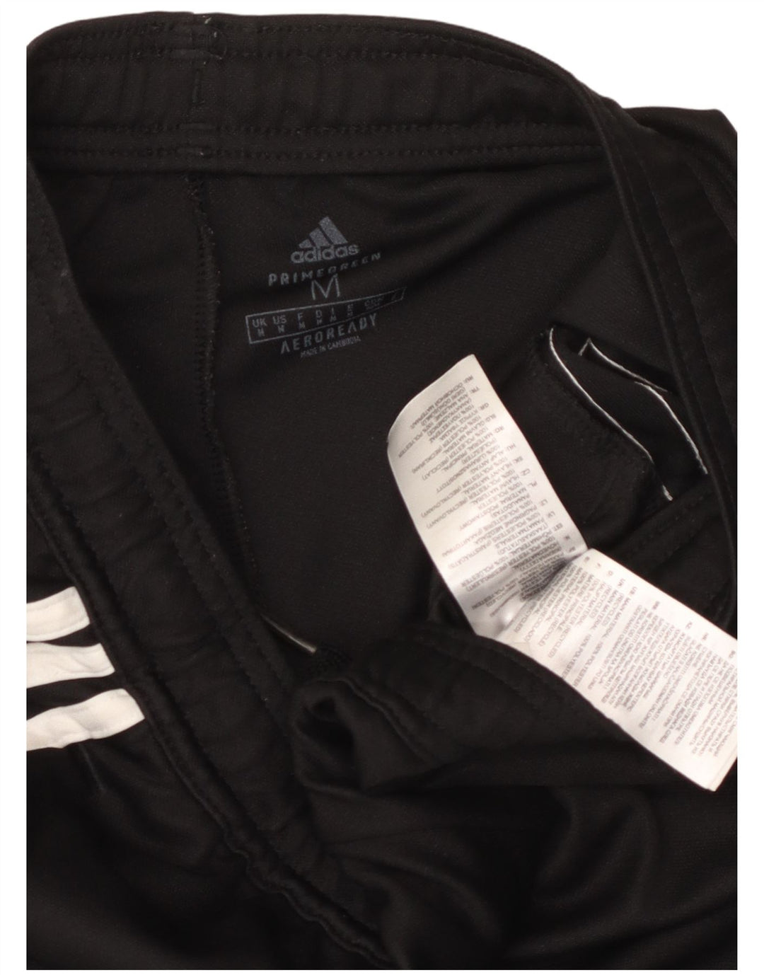 Pantaloni da tuta Adidas Aeroready da uomo in poliestere nero medio