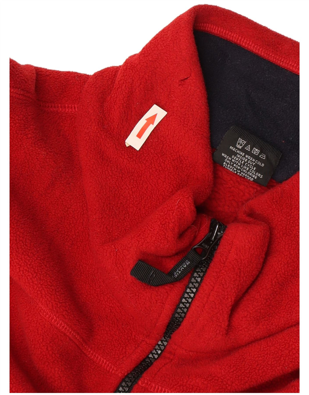 Maglione in pile da uomo Nautica con zip e collo XL rosso poliestere