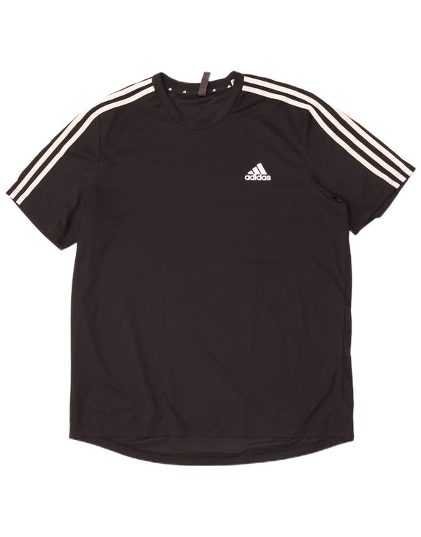 T-shirt Adidas Aeroready da uomo Top XL poliestere nero