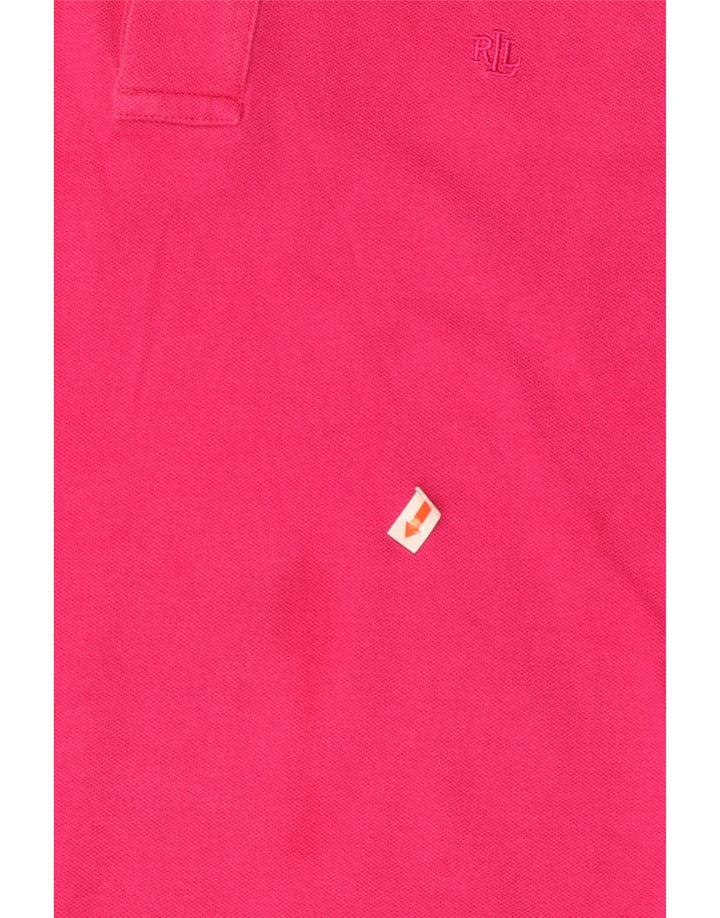 Polo da donna RALPH LAUREN UK 18 XL cotone rosa