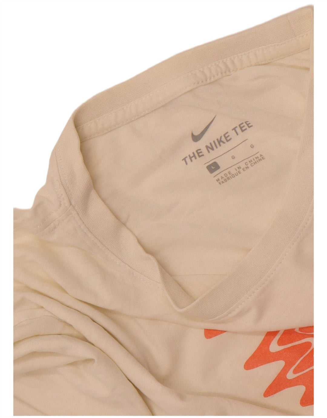 T-shirt grafica Nike da uomo grande bianca