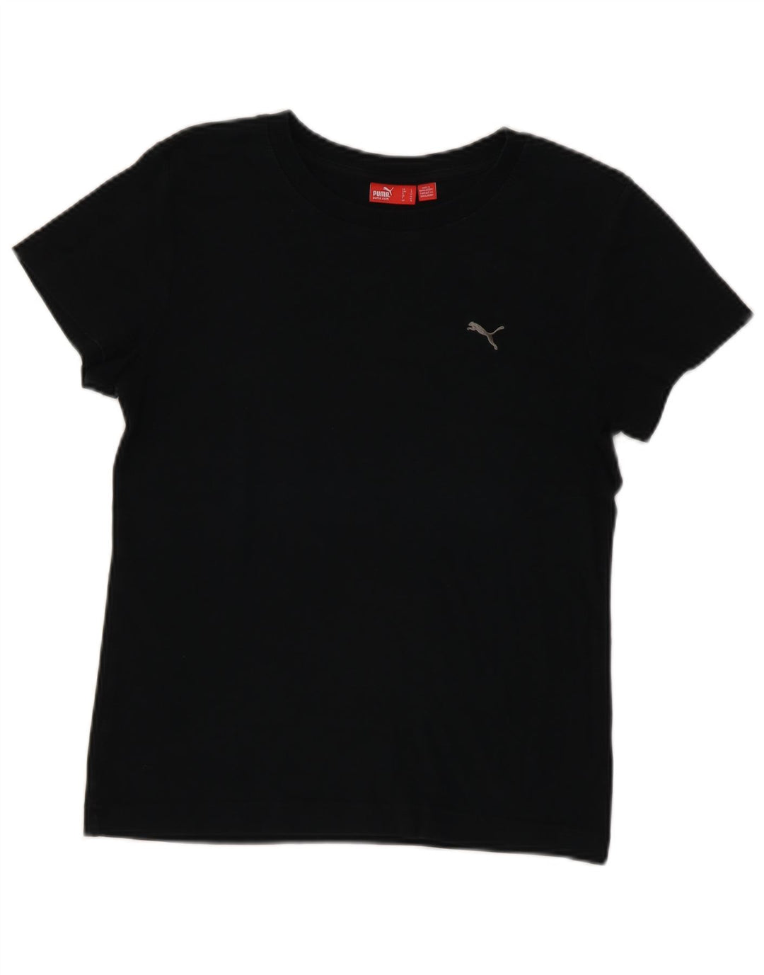 T-shirt da donna Puma UK 14 media cotone nero