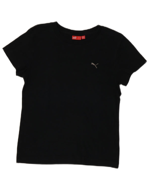 T-shirt da donna Puma UK 14 media cotone nero