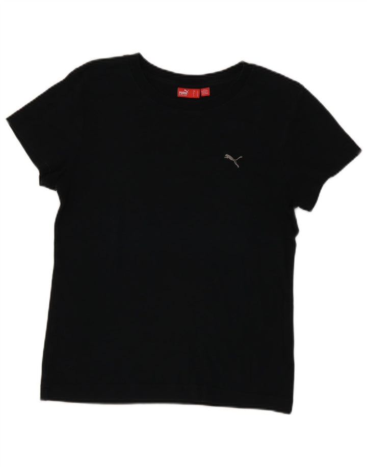 T-shirt da donna Puma UK 14 media cotone nero