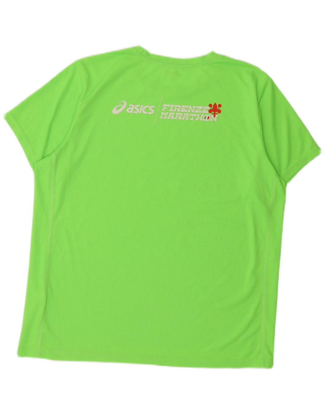 T-shirt grafica da uomo Asics Top XL verde poliestere