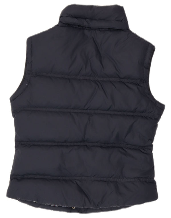 Gilet imbottito da donna Jack Wills UK 10 piccolo blu navy