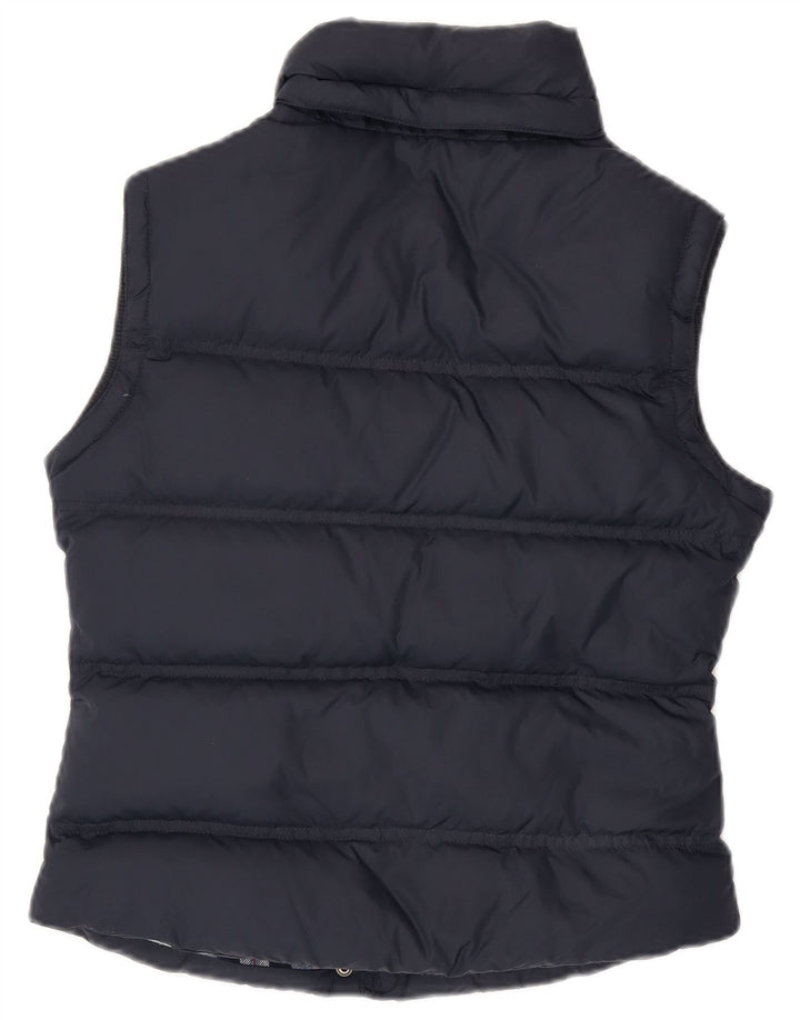 Gilet imbottito da donna Jack Wills UK 10 piccolo blu navy
