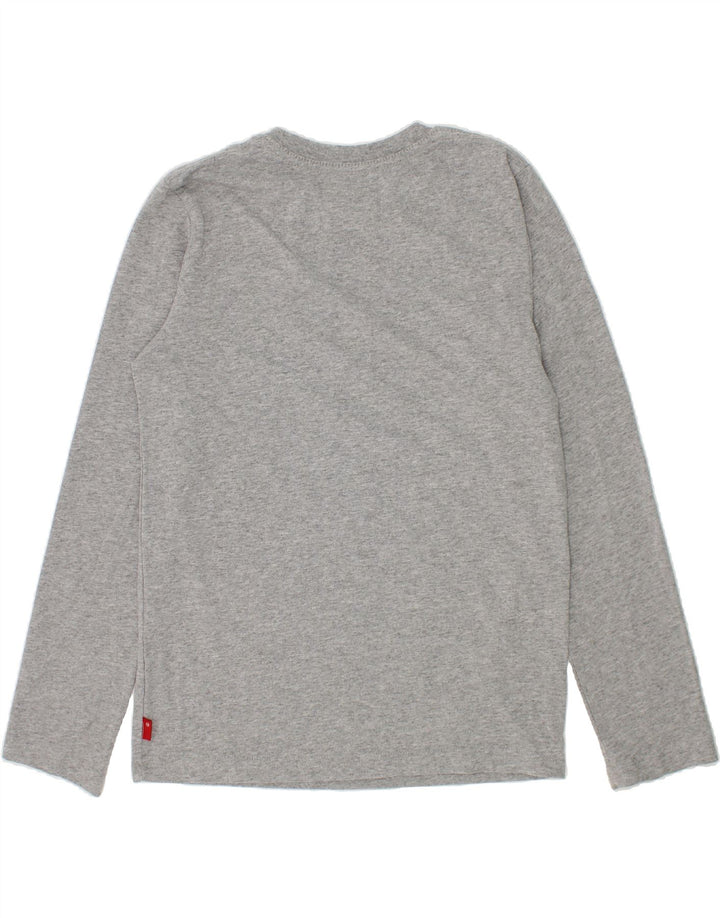 LEVI'S Boys Graphic Top Long Sleeve 9-10 Years Grey Vintage Levi's and Second-Hand Levi's from Messina Hembry 
