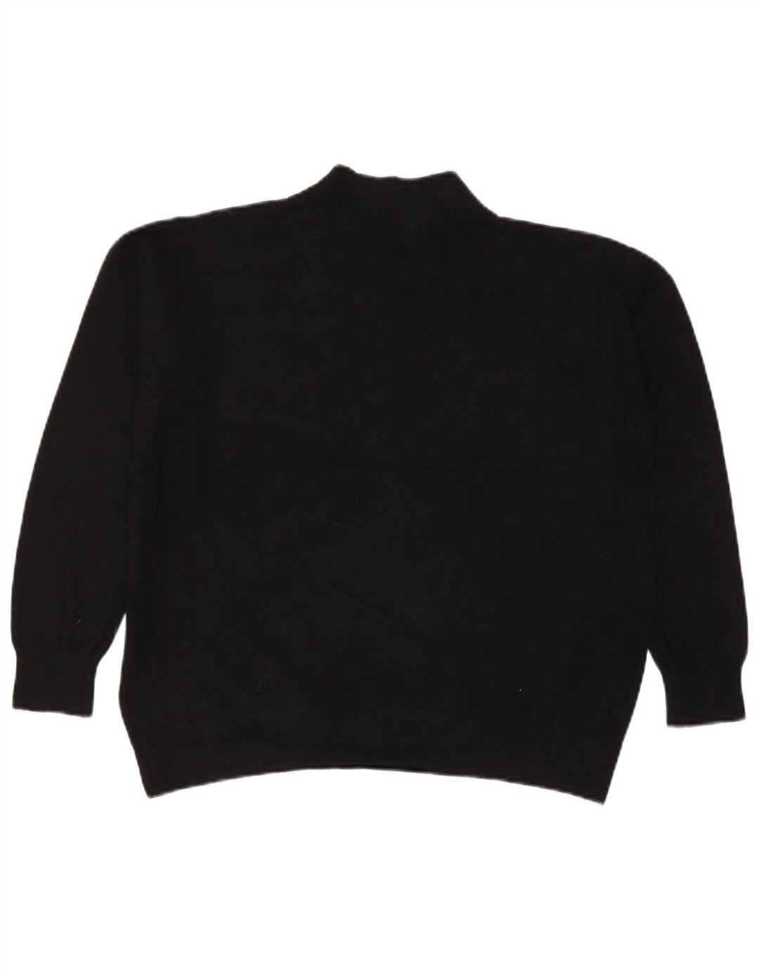Maglione da donna con scollo a V Marks & Spencer UK 14 Large in viscosa nera
