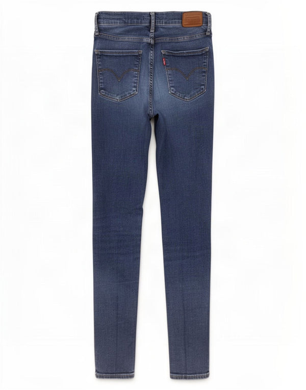 Jeans Levi's da donna 720 super skinny a vita alta W27 L30 cotone blu