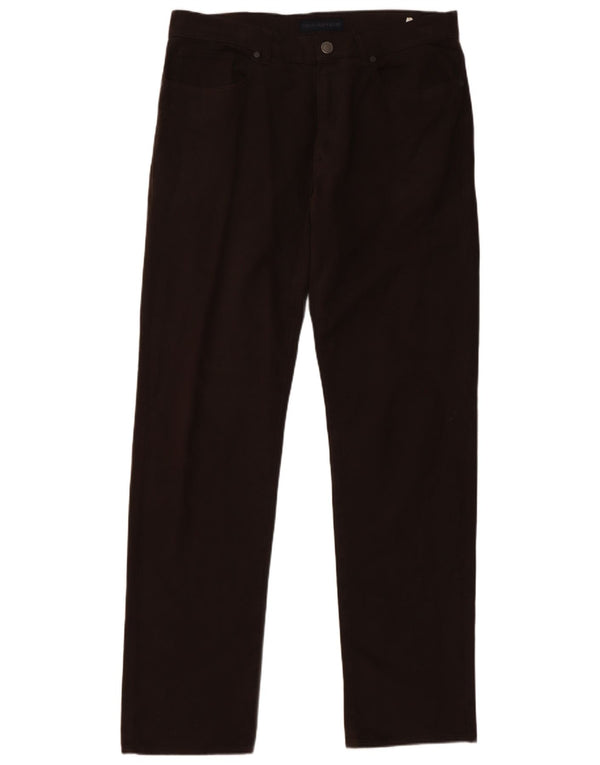 Pantaloni Casual Dritti Uomo Trussardi W36 L34 Marrone