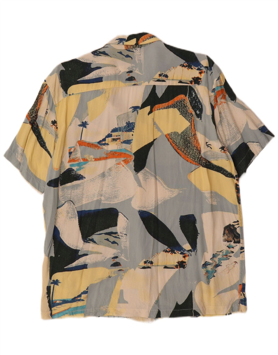 JACK & JONES Camicia grafica da uomo a maniche corte hawaiana media multicolore