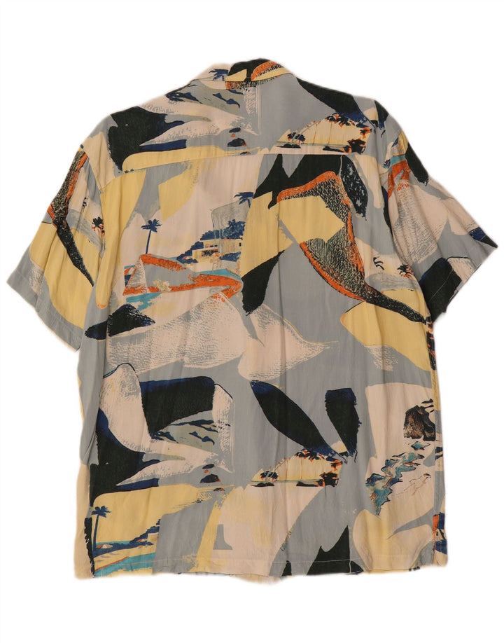 JACK & JONES Camicia grafica da uomo a maniche corte hawaiana media multicolore