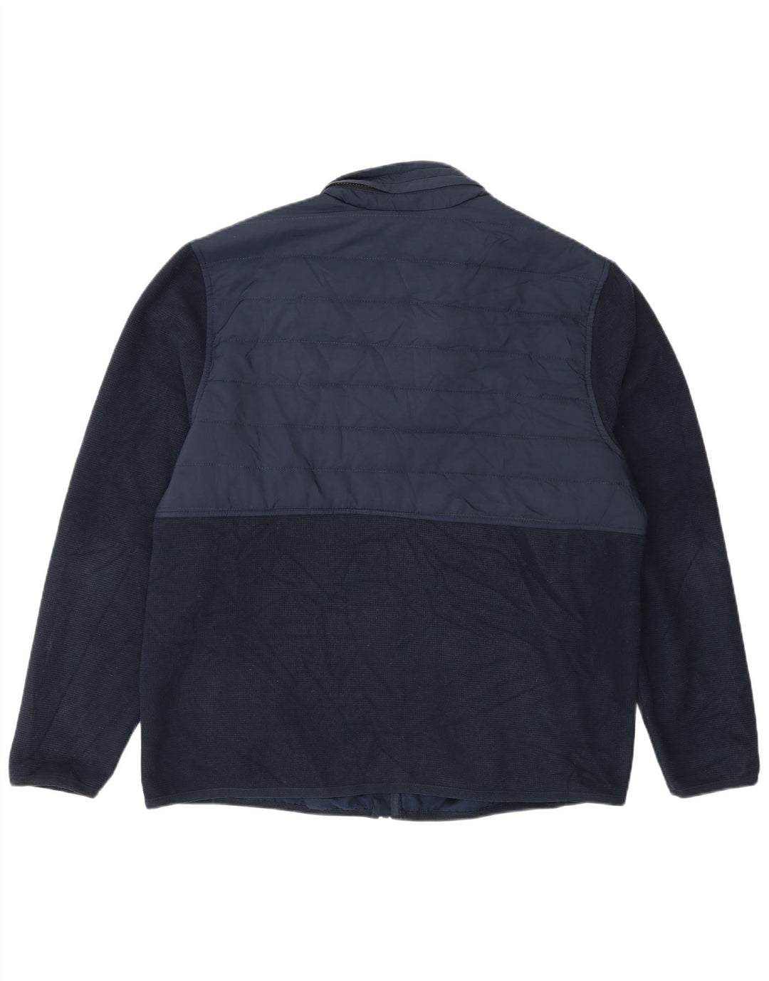 Giacca da ginnastica da uomo Marks & Spencer grande color block blu navy