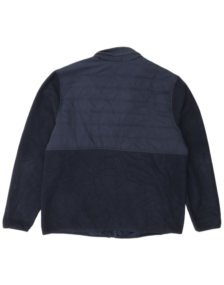 Giacca da ginnastica da uomo Marks & Spencer grande color block blu navy