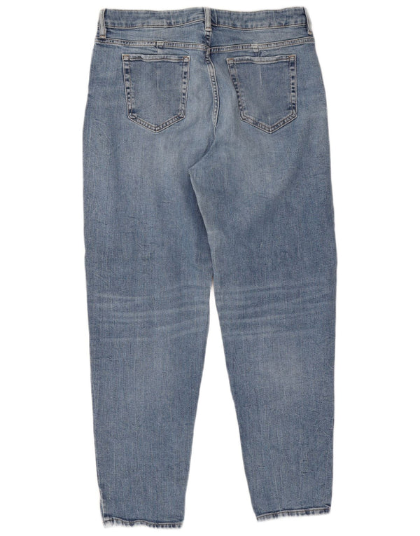Jeans affusolati Mom da donna Marks & Spencer UK 16 Large W32 L28 Cotone blu