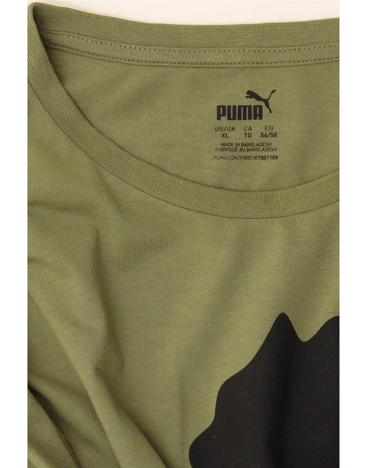 Maglietta grafica da uomo Puma Top XL Cachi