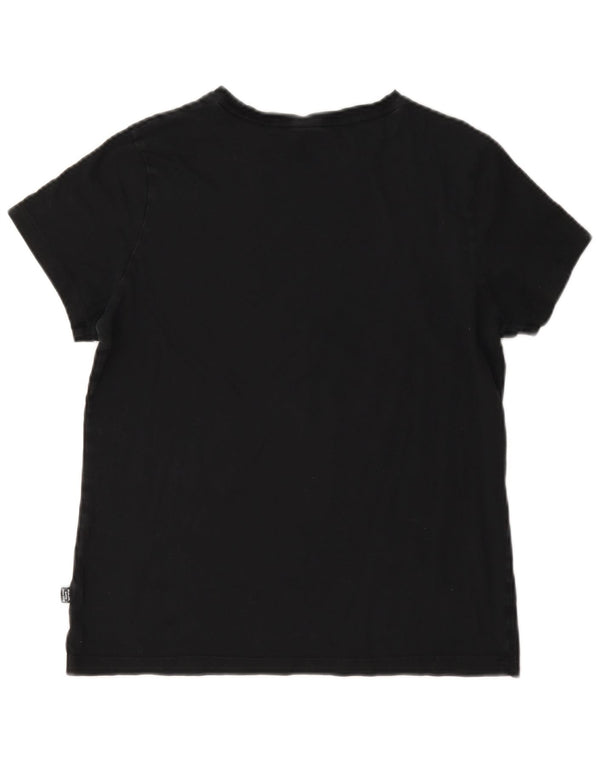 T-shirt grafica da donna Puma UK 14 media nera
