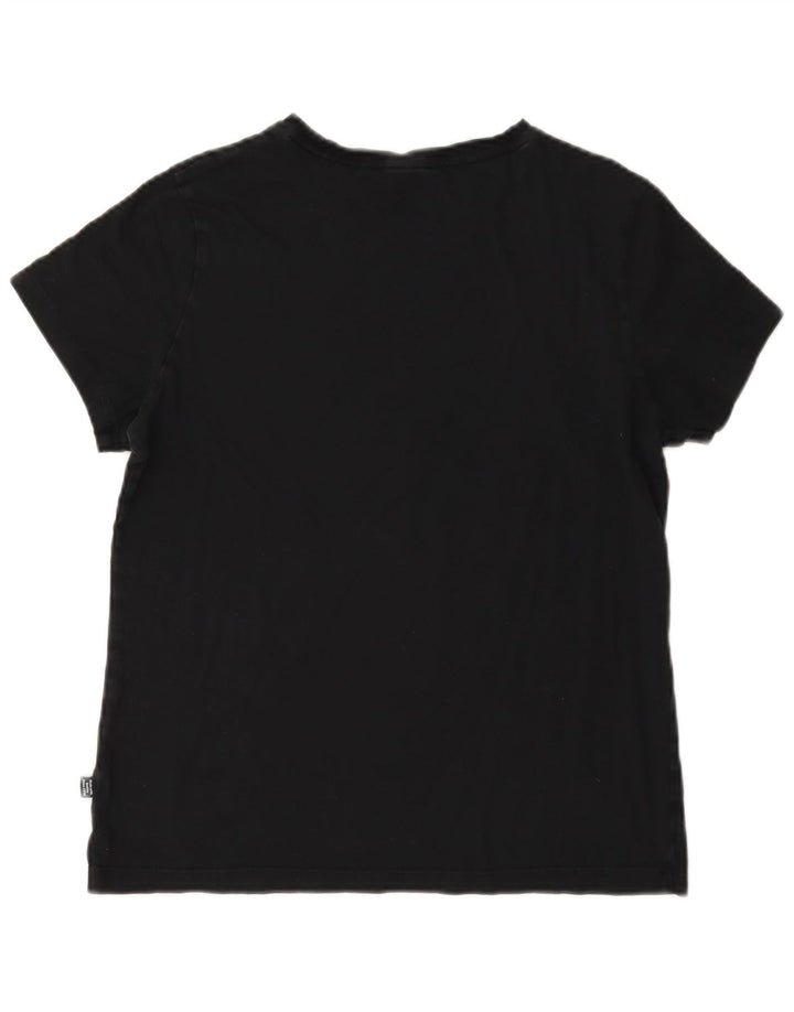 T-shirt grafica da donna Puma UK 14 media nera