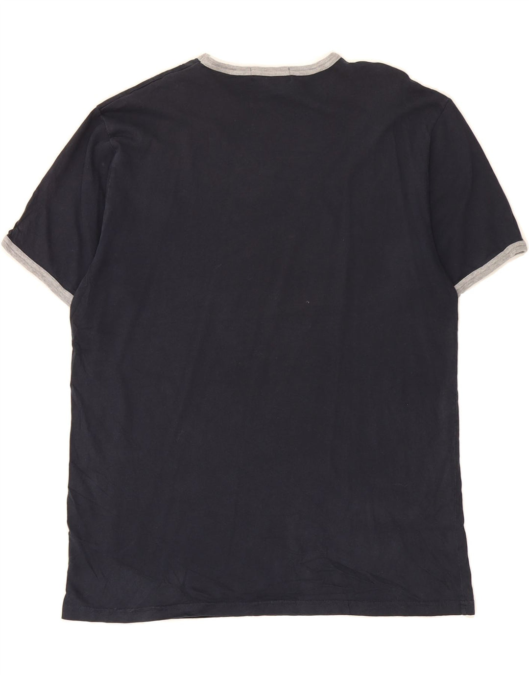 J. CREW Mens T-Shirt Top Large Navy Blue Cotton Vintage J. Crew and Second-Hand J. Crew from Messina Hembry 