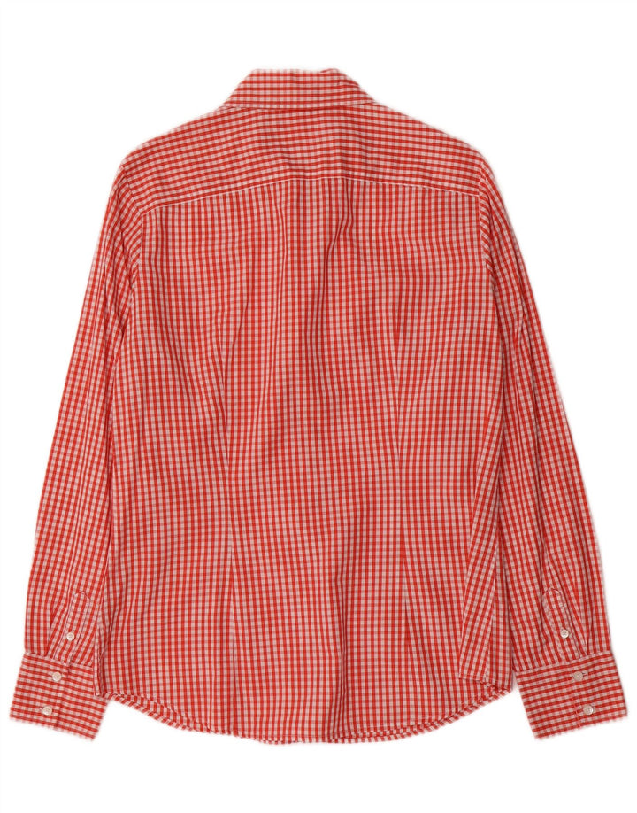 Camicia da donna Tommy Hilfiger US 10 Large Red Gingham Cotton