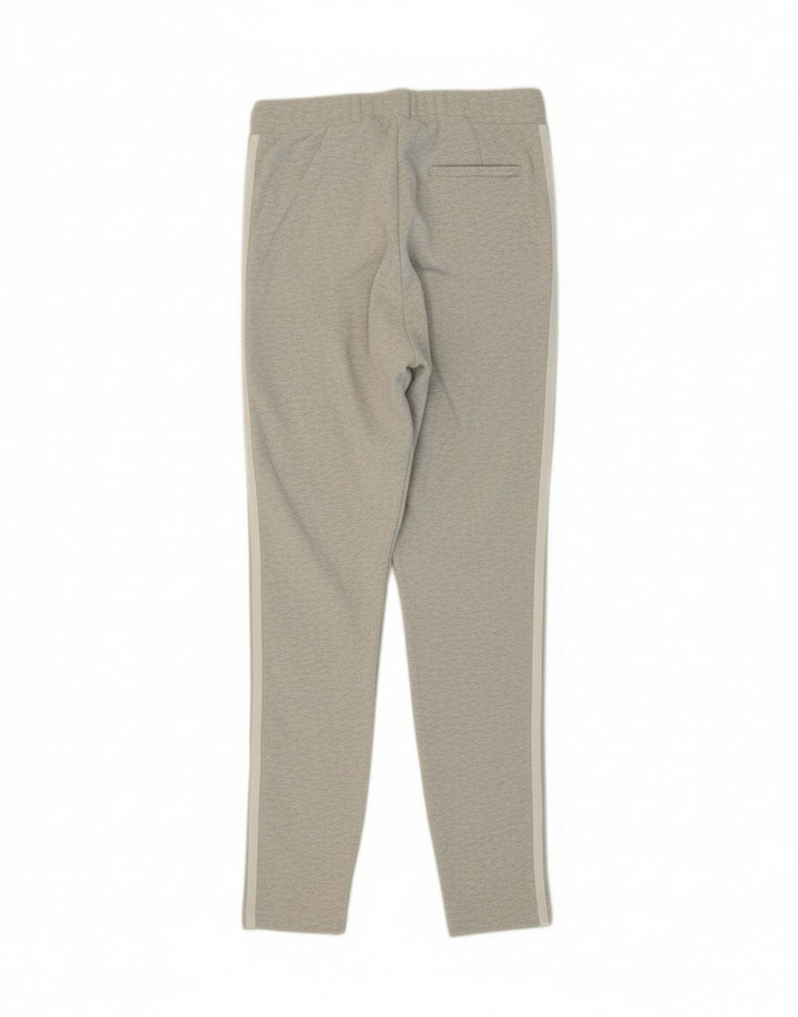 ADIDAS Womens Leggings UK 12 Medium Grey Cotton Vintage Adidas and Second-Hand Adidas from Messina Hembry 