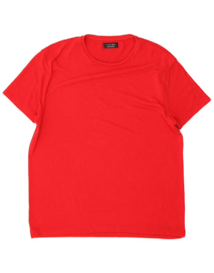 T-shirt Zara da uomo grande rossa