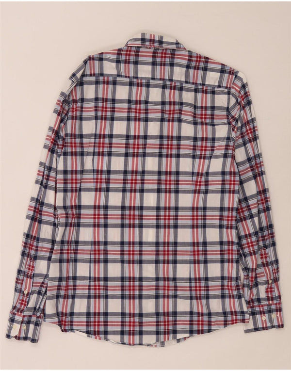 Camicia Barbour da uomo su misura in cotone a quadri multicolore medio