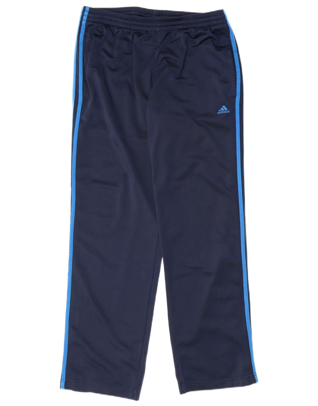 ADIDAS Mens Tracksuit Trousers UK 42/44 Medium  Navy Blue Polyester