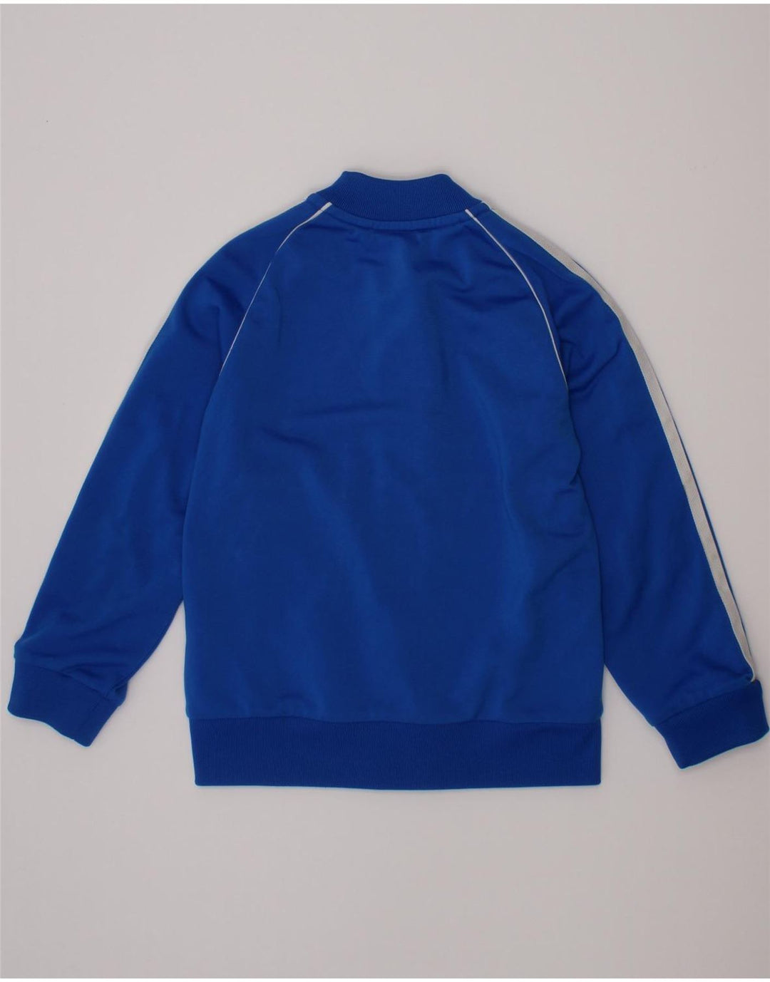 Giacca superiore della tuta da ragazzo ADIDAS 5-6 anni in poliestere blu