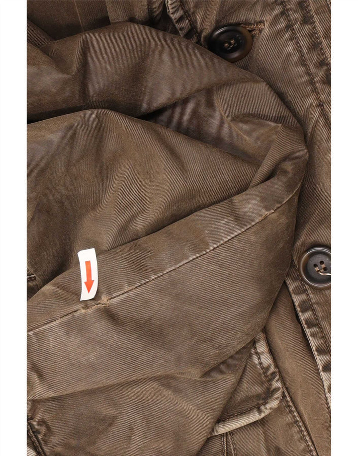 Giacca multiuso da uomo Marlboro Classics UK 40 grande cotone kaki