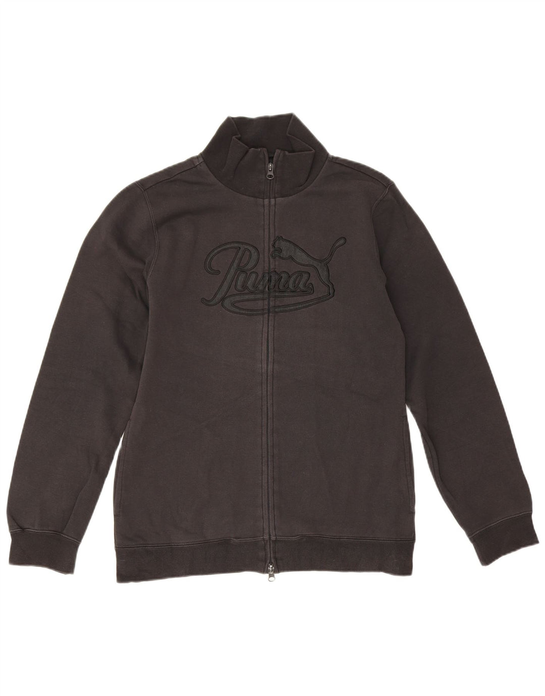 Giacca da tuta grafica da donna Puma UK 14 grande nera