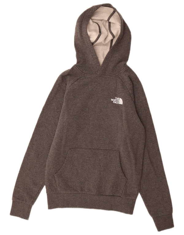 Felpa con cappuccio grafica da uomo The North Face XS in cotone grigio