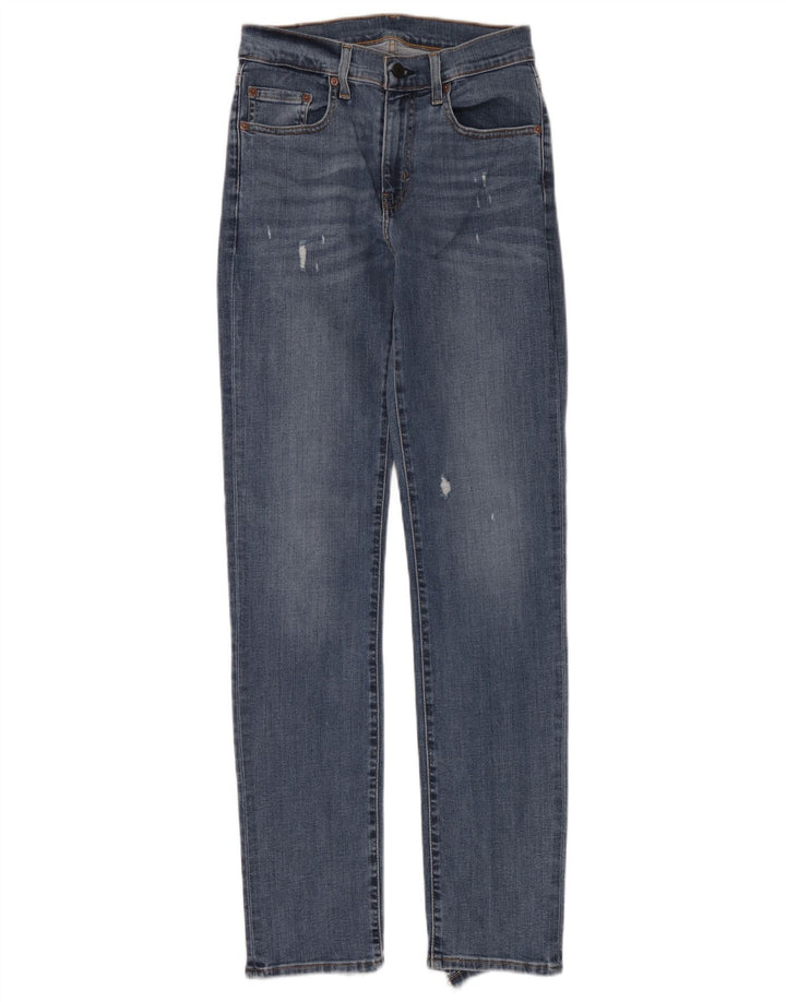 Jeans slim invecchiati Levi's da donna W26 L32 Blu